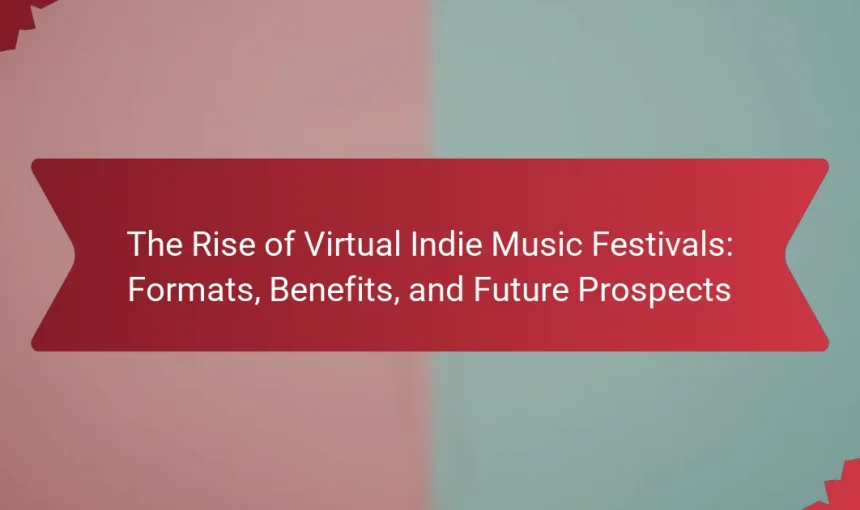 The Rise of Virtual Indie Music Festivals: Formats, Benefits, and Future Prospects